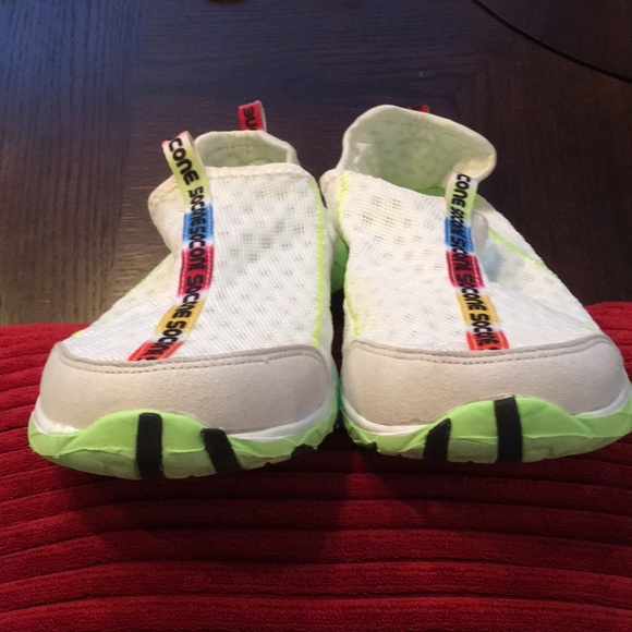 SOCONE Running shoes men’s White, neon yellow - Picture 5 of 8